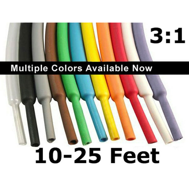 3/16" CLEAR 10' Heat Shrink Tubing Shipping Discount